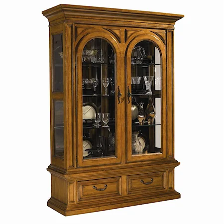 Portland China Cabinet with Glass Doors